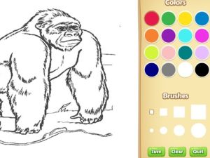 Jeu Zoo Animals Coloring Livre pour les enfants en ligne