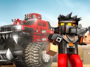 Jeu Voitures en blocs: bataille automobile en ligne