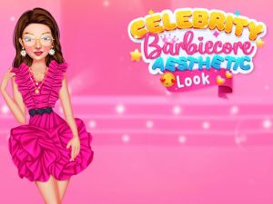 Jeu Look esthétique de la célébrité Barbiecore en ligne