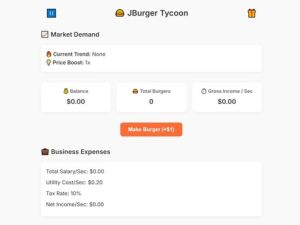 Jeu Magnat de Jburger en ligne