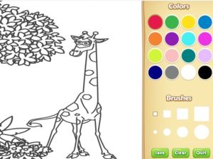 Jeu Jungle Animals Coloring Livre pour les enfants en ligne