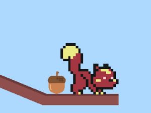 Jeu Les écureuils dessinent votre niveau! en ligne