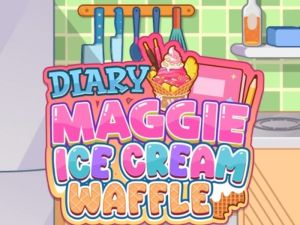 Jeu Journal Maggie: Waffle à la crème glacée en ligne
