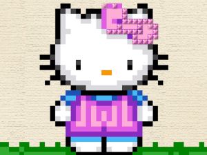 Jeu Hello Kitty Cross Stitch en ligne
