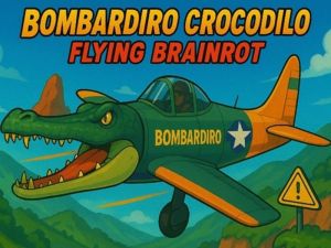 Jeu Bombardiro Crocodilo volant Brainrot en ligne