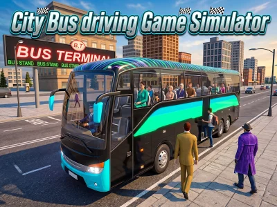 Jeu City Bus driving Game Simulator en ligne
