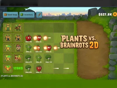 Jeu Plants vs Brainrots 2D en ligne
