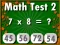 Jeu Math Test 2 en ligne