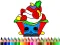 Jeu Back To School: Cake Coloring Book en ligne