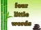 Jeu Four Little Words en ligne