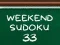 Jeu Weekend Sudoku 33 en ligne