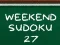 Jeu Weekend Sudoku 27 en ligne