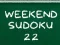 Jeu Weekend Sudoku 22 en ligne