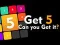 Jeu Get 5 en ligne