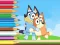 Jeu Coloring Book: Bluey And Bingo Holiday en ligne