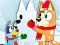 Jeu Jigsaw Puzzle: Bluey Christmas Snowman en ligne
