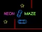 Jeu Neon Car Maze en ligne