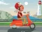 Jeu City Scooter Ride Coloring en ligne
