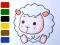 Jeu Baby sheep ColoringBook en ligne