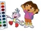 Jeu Dora The Explorer Coloring Book en ligne