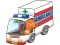 Jeu Cartoon Ambulance Puzzle en ligne