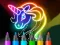 Jeu Learn to Draw Glow Cartoon en ligne