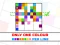 Jeu Only one color per line en ligne