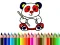 Jeu Back To School: Panda Coloring en ligne