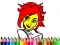 Jeu Back To School: Cute Girl Coloring en ligne