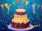 Jeu Birthday cake puzzle en ligne
