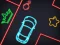 Jeu Neon Car Puzzle en ligne