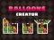 Jeu Balloons Creator en ligne