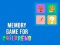 Jeu Memory Game for Childrens en ligne