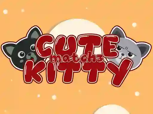 Jeu Cute Kitty Match 3 en ligne