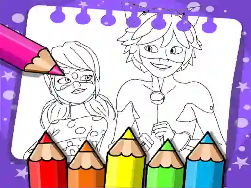 Jeu Miraculous Ladybug Coloring Book en ligne