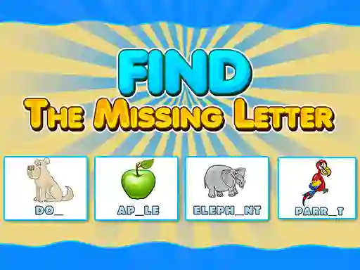 Jeu Find The Missing Letter en ligne