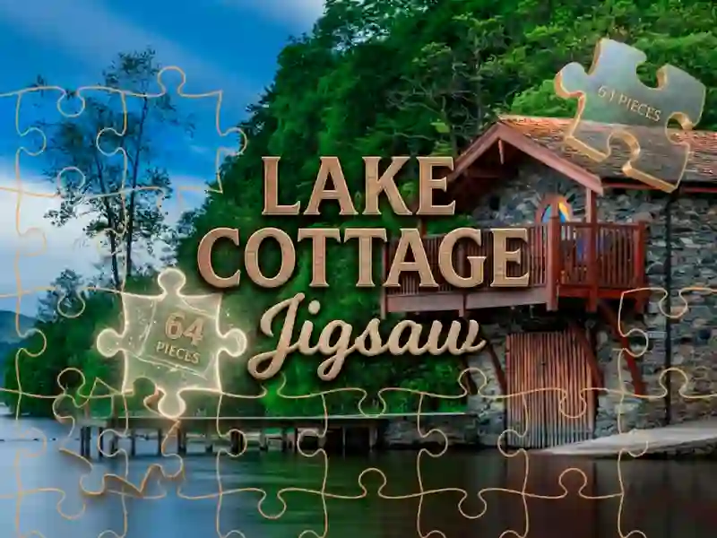 Jeu Lake Cottage Jigsaw en ligne