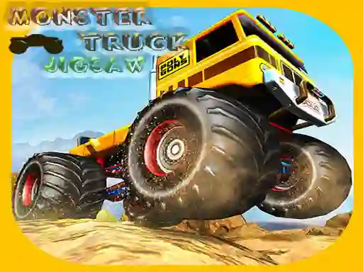 Jeu Monster Trucks Jigsaw en ligne
