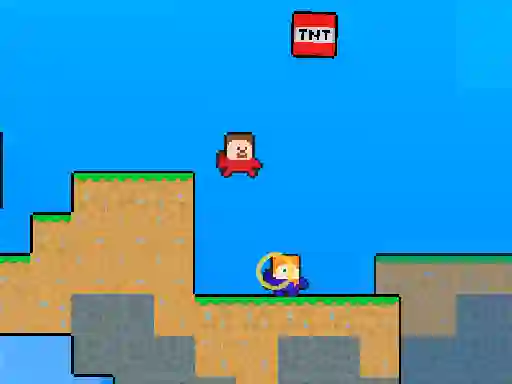 Jeu Steve vs Alex Rocketman en ligne