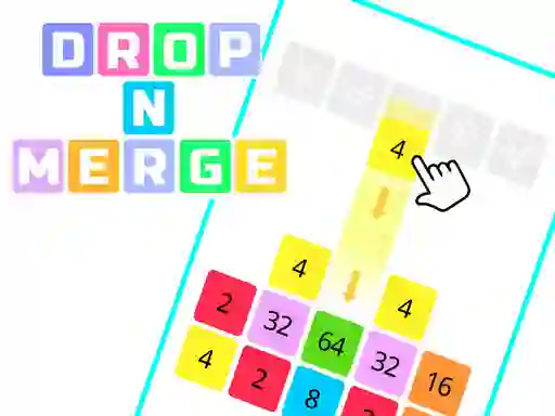 Jeu Drop N Merge Blocks en ligne