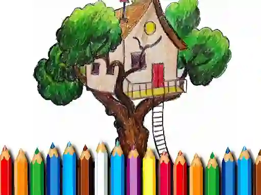 Jeu Tree House Coloring Book en ligne