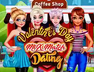 Jeu Valentines Day Mix Match Dating en ligne