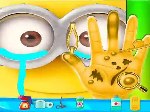 Jeu Minion hand doctor en ligne