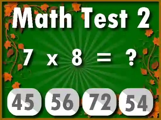 Jeu Math Test 2 en ligne