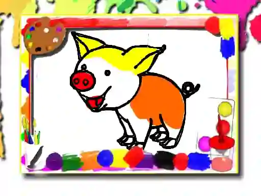 Jeu Pigs Coloring Book en ligne