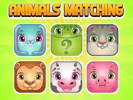 Jeu Animals Memory Matching en ligne