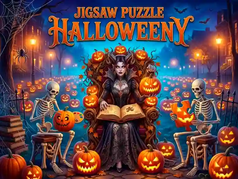 Jeu Jigsaw Puzzle Halloweeny en ligne