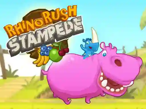 Jeu Rhino Rush Stampede en ligne