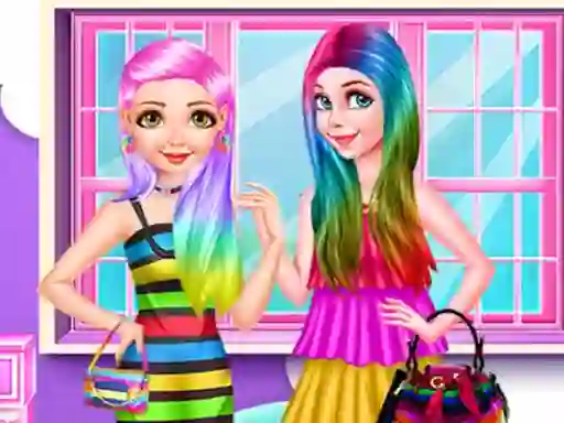 Jeu Princess Rainbow Look en ligne