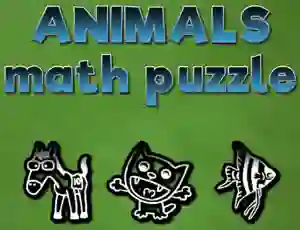 Jeu Animals Math Puzzles en ligne